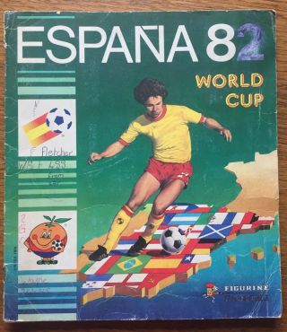 Panini Espana 82 World Cup Football Sticker Album Complete 100 1982
