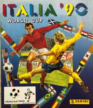 Official Panini Album World Cup Italia (italy) 1990 Reprint,  Complete