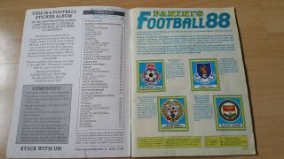 FOOTBALL 88 ALBUM BY PANINI 100 COMPLETE 2