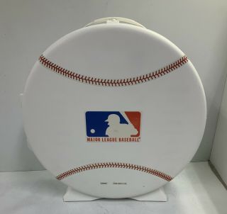 Skilcraft Vintage Plastic Baseball Shaped Card Storage Container Wall Mountable