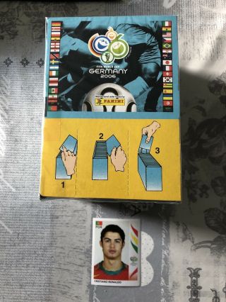 Panini World Cup Germany 2006 Sticker Box 100 Packs,  Ronaldo.  Rookie Messi?
