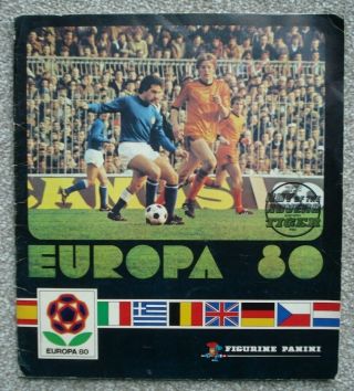 Panini Europa 80 Album Part Complete With 145 Stickers