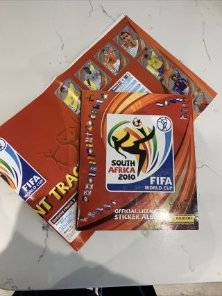 Panini World Cup 2010 South Africa Sticker Album 100 Complete With Poster