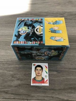 Panini World Cup Germany 2006 Sticker Box 100 Packs,  Ronaldo.  Rookie Messi?