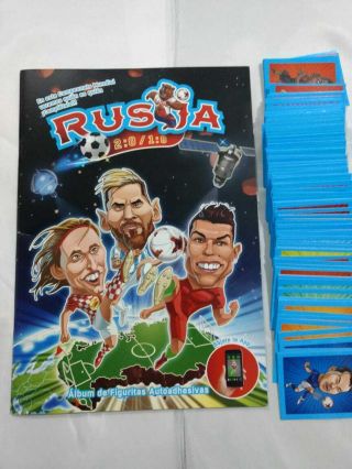Sticker Album Rusia 2018 Rusija Full 100 Complete
