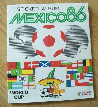 Panini Mexico 86 World Cup Album,  Complete/full,  1986