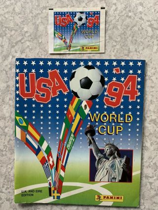Panini Usa 94 Sticker Album Approx 78 Complete & Packet