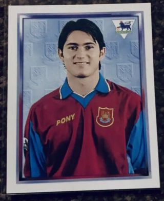 Premier League 98 Frank Lampard Rookie Sticker 472 1998 Rc Vintage Rare