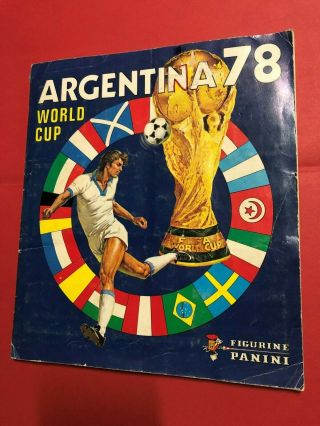 Album Panini Football Wc Argentina 78 1978 Complet - Bon Etat
