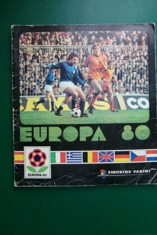 Rare Panini Europa 80 Sticker Album The Comes With 254 Out Of 260