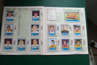 Rare Panini Europa 80 Sticker Album The Comes with 254 out of 260 2