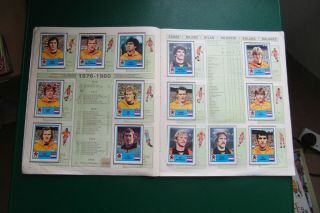 Rare Panini Europa 80 Sticker Album The Comes with 254 out of 260 3