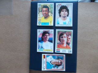 Football Stickers Panini World Cup Story X 5 Stickers