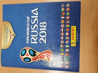 Panini Fifa World Cup Russia 2018 Sticker Album 100 Complete