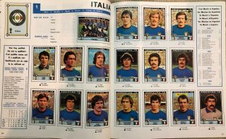 OFFICIAL PANINI ALBUM WORLD CUP ARGENTINA 1978 REPRINT,  COMPLETE 3