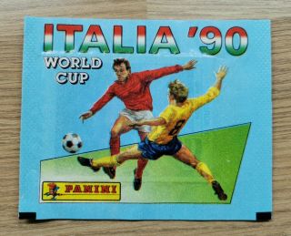 Panini World Cup Italia 90 - 1 X Packet Bag - Rare Buitoni Versi