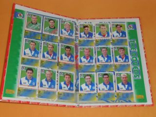 Premier league football sticker albums.  Merlin Panini 1996,  2001,  100 complete 2