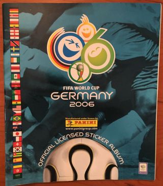 Panini Fifa World Cup 2006 Germany Official Sticker Album Complete Set