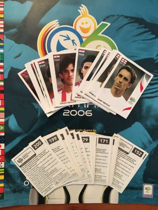 Panini FIFA World Cup 2006 Germany Official Sticker Album Complete Set 2