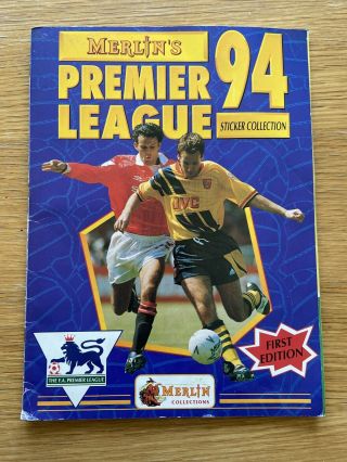 Merlin Premier League 1994 100 Complete Sticker Album