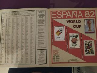 Panini Album ESPANA 82 World Cup Mundial Football - 144 Stickers Misiing 2