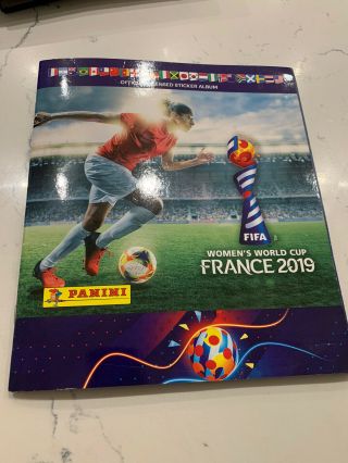 Panini Womens World Cup 2019 France Sticker Album 100 Complete