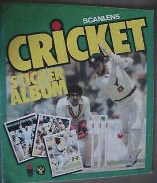 Vintage Scanlens/panini Cricket 82 Full Set 172x Loose Stickers,  Album 1982