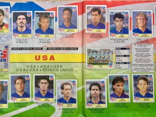 Panini 1994 USA World Cup Album 100 Complete EX (A) 2
