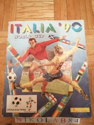 Italy 90 Italia 90 Panini Complete Album World Cup Italy Italia 1990