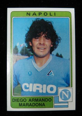 Panini_ Italy Calciatori _napoli 203_1984 - 85_diego Maradona_mint