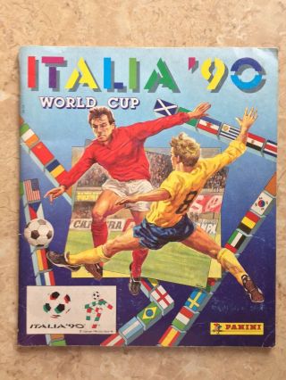 Panini 1990 Italia World Cup Album & 100 Complete Ex,