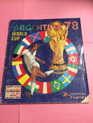 Album Panini Football Wc Argentina 78 1978 Complet - Etat Moyen