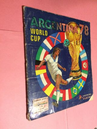 ALBUM PANINI FOOTBALL WC ARGENTINA 78 1978 COMPLET - ETAT MOYEN 2
