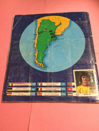 ALBUM PANINI FOOTBALL WC ARGENTINA 78 1978 COMPLET - ETAT MOYEN 3