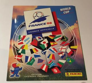 Panini World Cup 1998 / 98 Uk Edition 100 Complete Inc Full Iran & England Team