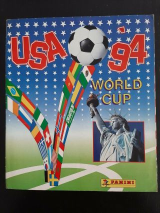 Panini Complete Album World Cup Usa 94 Wc 94 No Written Results 444 Stickers