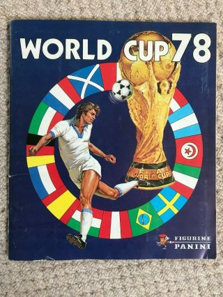 Panini World Cup 78 (1978) Argentina Panini Sticker Album 100 Complete
