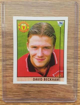 David Beckham Rookie Merlin Premier League 96 Sticker