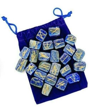 Lapis Lazuli Runes Set