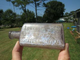 Lowenstein & Co Whiskey Bottle Statesville N.  C.  Old Corn North Carolina Nc