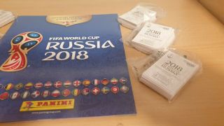 Panini Russia 2018 World Cup Complete Loose set of Stickers Plus Album 3