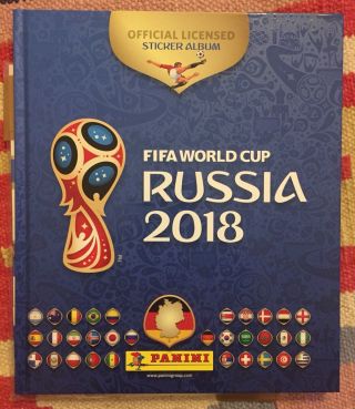 Panini Russia 2018 World Cup Complete Set Loose Stickers,  Hardback Album