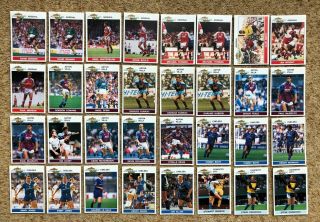 144 Panini English Football 1992 Stickers