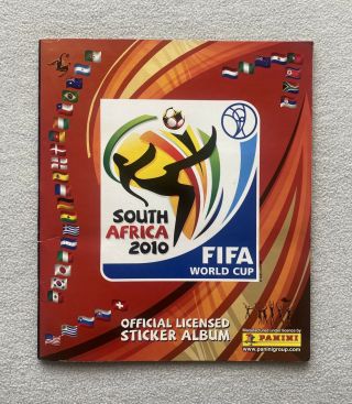 100 Complete Panini World Cup South Africa 2010 Sticker Album