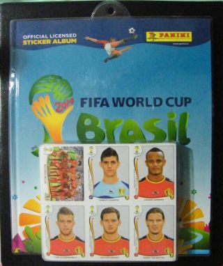 Panini World Cup Wc Brazil 2014 Complete Full Set Hardcover Album Chile