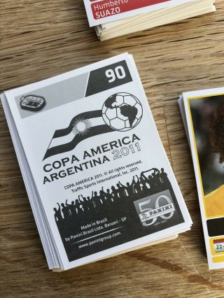 300 Sticker Joblot Bundle Panini Copa America 2011 Stickers 3