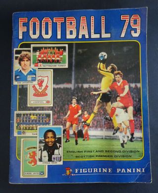Panini Football 79 Sticker Album,  Complete,