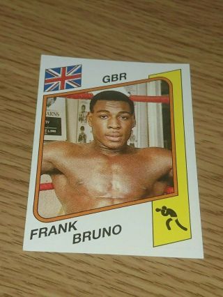 Frank Bruno Rookie Sticker - Panini Supersport 1987 Uk Edition - Great Con