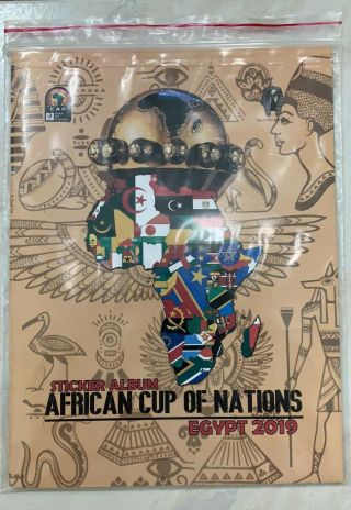 African Cup Of Nations 2019 Sticker Album (sphinx) Full Set And 3 Packs