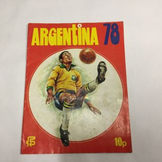 Fks Argentina 78 Football World Cup 1978 Sticker Album (168 Out Of 300)